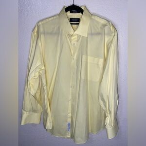 Nordstrom Yellow Dress Shirt Elegant Formal Wear